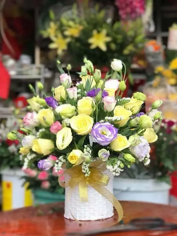 Giỏ Hoa Cát Tường