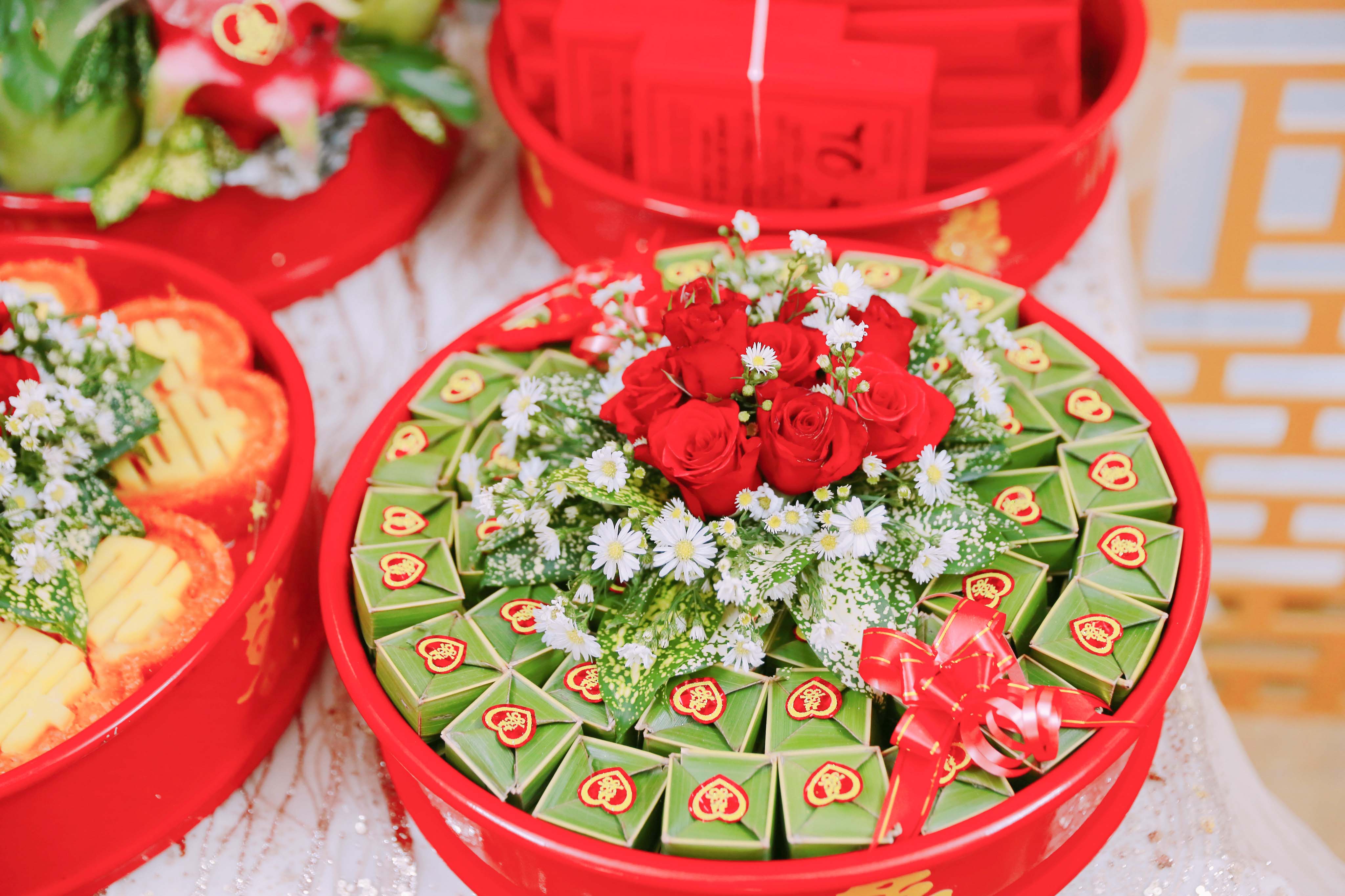 Mâm Bánh Phu Thê trọn gói cưới hỏi